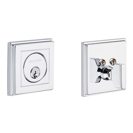 Baldwin Estate Bright Chrome Deadbolts 8260.260