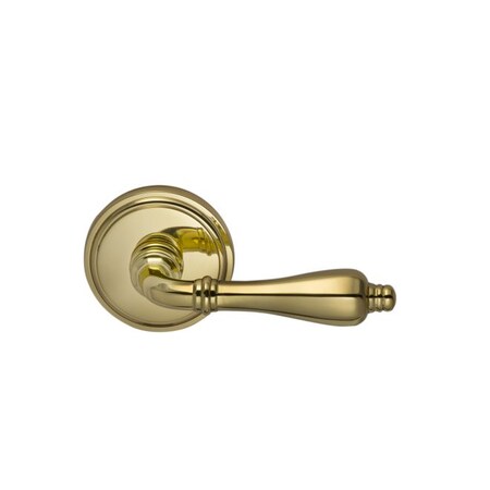 Omnia Lever with 2-5/8" Rose Single Dummy Thru Bolted Bright Brass 99 99/00A.SD1