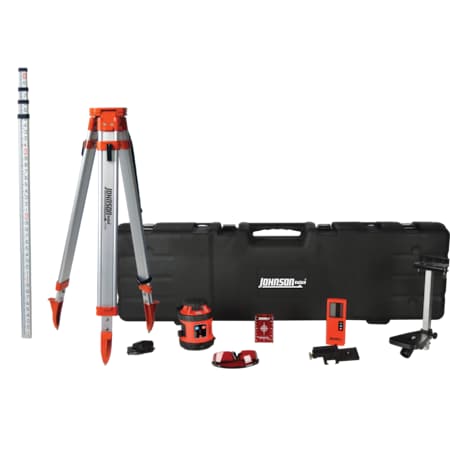 Johnson Level & Tool Rotary Laser, Red, Horizontal Projection 99-026K