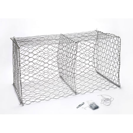 Mutual Industries Gabions, Grey, 72 in x 36 in 99-6-3