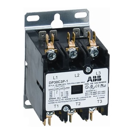 Abb DP Contr, 30A, 3P, CoIL120V DP30C3P-1