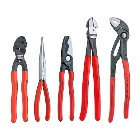 Knipex Assorted Pliers Sets, 5 pc Automotive St 9K 00 80 108 US