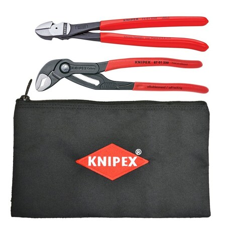 Knipex Assorted Pliers Sets, 2 pc Pliers Set Wi 9K 00 80 115 US