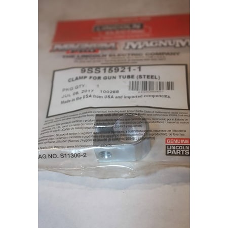 Lincoln Electric Gun Tube Nozzle Clamp 9SS15921-1