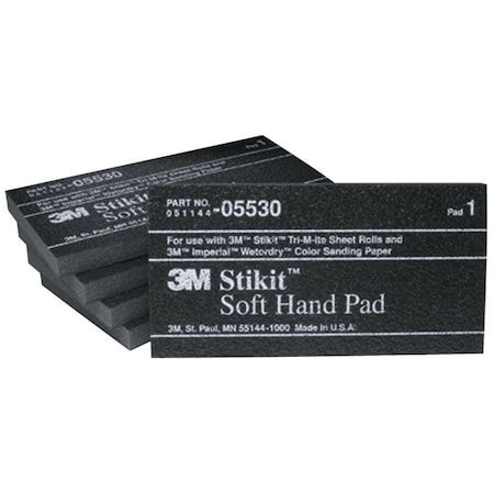 3M Stikit SoftHandPad, 05530, 2-3/4"x5-1, PK50 05530
