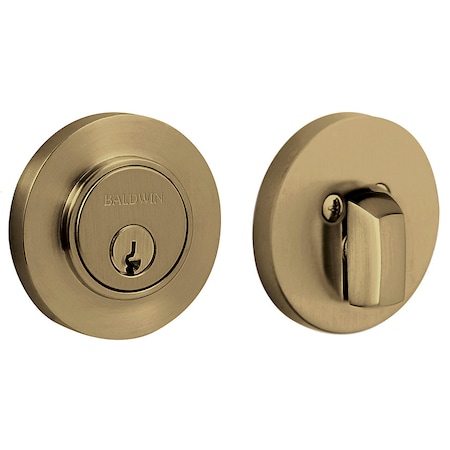 Baldwin Estate Antique Brass Deadbolts 8244.050