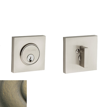 Baldwin Estate Antique Brass Deadbolts 8220.050