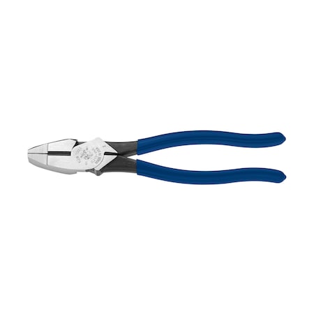 KLEIN TOOLS 9 3/8 in Linemans Plier High Leverage, Steel D213-9NE