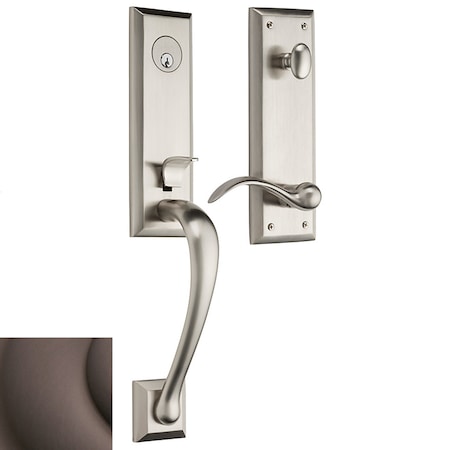 Baldwin Single Cylinder Handlesets Venetian Bronze 85352.112.LENT