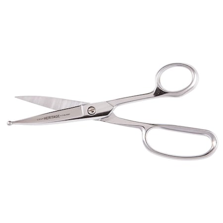 Klein Tools Heavy Duty Shear Large Ring, Ball Tips, 9-1/8-Inch 718LRBP