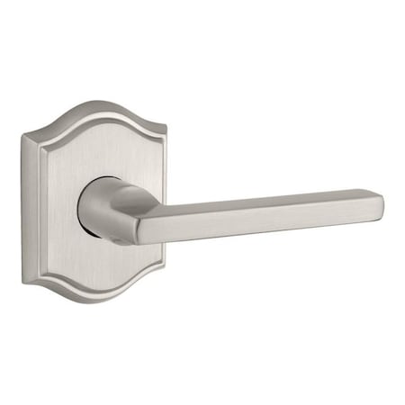 Baldwin Reserve Satin Nickel Door Levers PV.SQU.TAR.150
