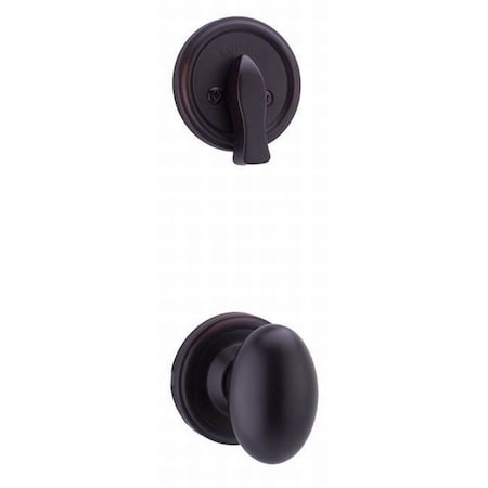 Weslock Julienne Interior SGL CYL Handleset Trim ORB 02100--J1SL20