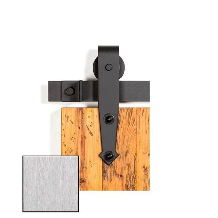 Leatherneck Brushed Stainless Steel Barn Door Hardware 0115-5001 50 0115-5001