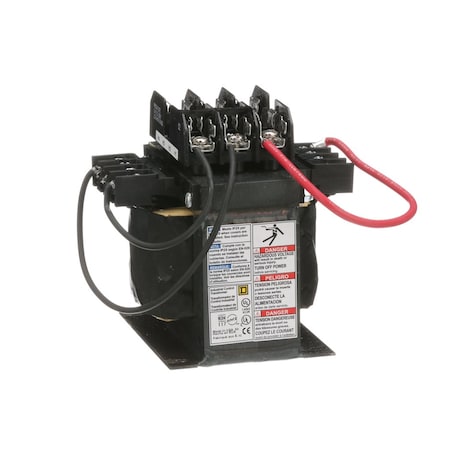 Square D Control Transformer, 300 VA, Not Rated, 115V AC, 208/230/460V AC 9070TF300D20