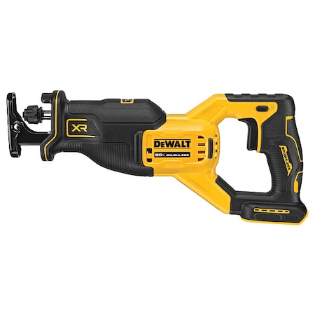 Dewalt Cordless Reciprocating Saw, 20 V, Stroke Length 1 1/8 in, Includes Battery (5 Ah) & Charger DCS382B/DCBP520