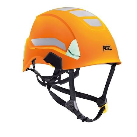 Petzl Safety Helmet, ABS, EPP, Hi-Vis Orange, Fits Hat Size One Size Fits Most A020CA01