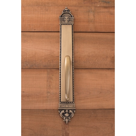 Brass Accents L Enfant Pull Plate, 3x23-3/8" A04-P6601-609