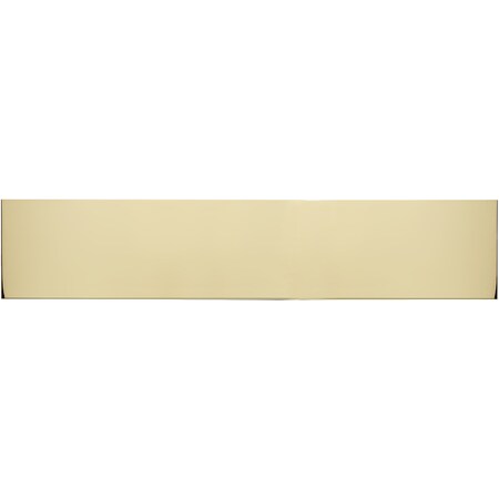 Brass Accents Kick Plate, 8x28", Polished Brass Adhes A09-P0828-605ADH