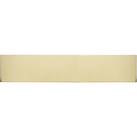 Brass Accents Kick Plate, 8x28", Polished Brass-Alumi A09-P0828-628MAG