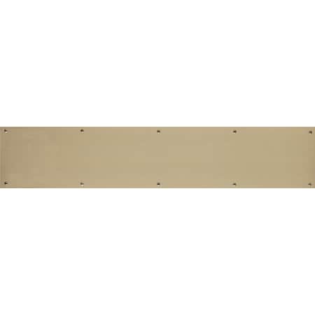 Brass Accents Kick Plate, 8x34", Antique Brass Screw A09-P0834-609