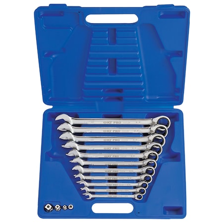 Kt Pro Tools Combination Speed Wrench Set, SAE 15 Piece A13202SR