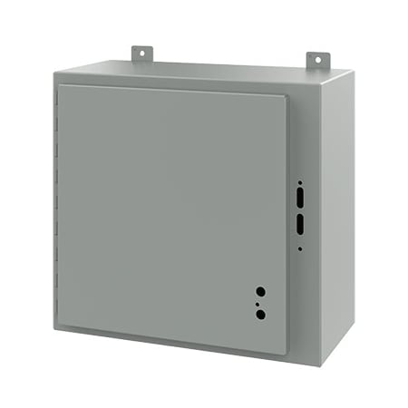 Nvent Hoffman Electrical Enclosures, 20 in H, 10 in D, 21.38 in W, NEMA 12, Mild Steel A20SA2210LP
