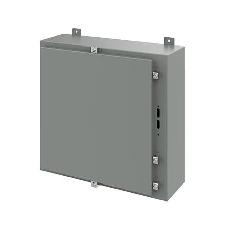 Nvent Hoffman Clamps Electrical Enclosures, 24 in H, 8 in D, 25.38 in W, 4, Steel A24HS2508LP