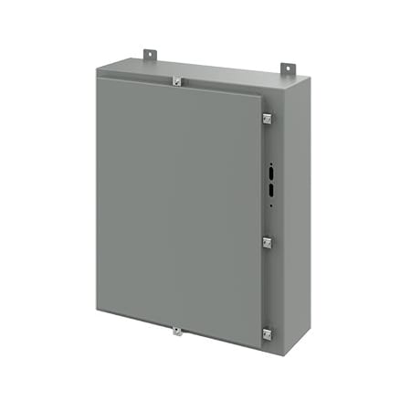 Nvent Hoffman Clamps Electrical Enclosures, 30 in H, 8 in D, 25.38 in W, 4, Steel A30HS2508LP
