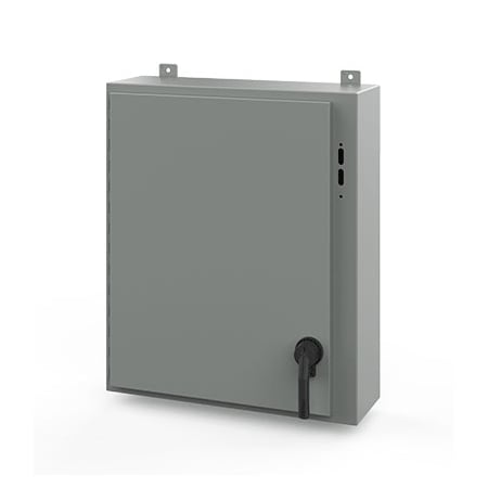Nvent Hoffman Keyed Handle Electrical Enclosures, 30 in H, 8 in D, 25.38 in W, NEMA 12, Steel A30SA2608LPPL