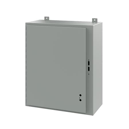 Nvent Hoffman Electrical Enclosures, 30 in H, 12 in D, 25.38 in W, NEMA 12, Steel A30SA2612LP
