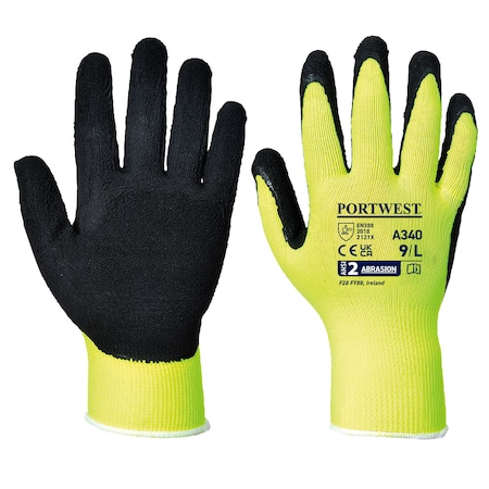Portwest Hi-Vis Grip Glove, Med A340