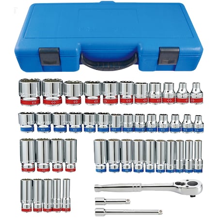 Kt Pro Tools 3/8" Drive SAE, Metric, 47 pc A3505CR