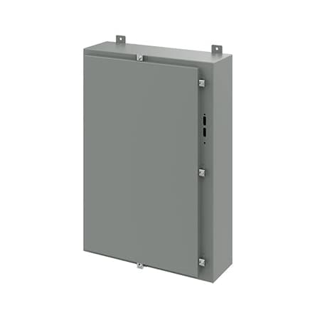 Nvent Hoffman Clamps Electrical Enclosures, 36 in H, 8 in D, 25.38 in W, 4, Steel A36HS2508LP