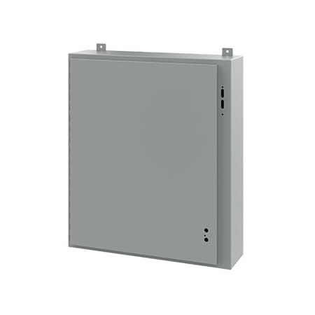 Nvent Hoffman Electrical Enclosures, 36 in H, 8 in D, 31.38 in W, NEMA 12, Steel A36SA3208LP