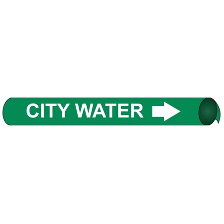 Nmc Pipemarker Precoiled, City Water W/G, Fi, A4018 A4018