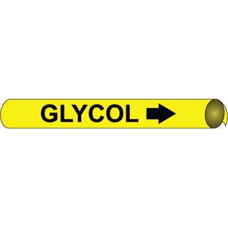 Nmc Pipemarker Precoiled, Glycol B/Y, Fits 3, A4050 A4050