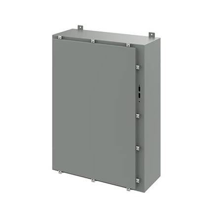 Nvent Hoffman Clamps Electrical Enclosures, 42 in H, 12 in D, 31.38 in W, 4, Steel A42HS3112LP