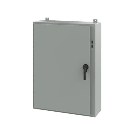 Nvent Hoffman Keyed Handle Electrical Enclosures, 42 in H, 10 in D, 31.38 in W, NEMA 12, Steel A42SA3210LPPL