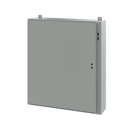Nvent Hoffman Electrical Enclosures, 42 in H, 8 in D, 37.38 in W, NEMA 12, Mild Steel A42SA3808LP