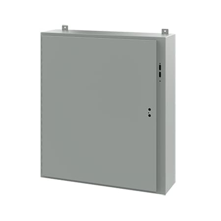 Nvent Hoffman Electrical Enclosures, 42 in H, 10 in D, 37.38 in W, NEMA 12, Steel A42SA3810LP