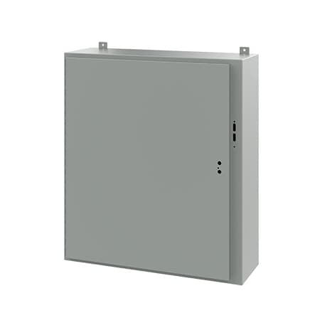 Nvent Hoffman Electrical Enclosures, 42 in H, 12 in D, 37.38 in W, NEMA 12, Mild Steel A42SA3812LP