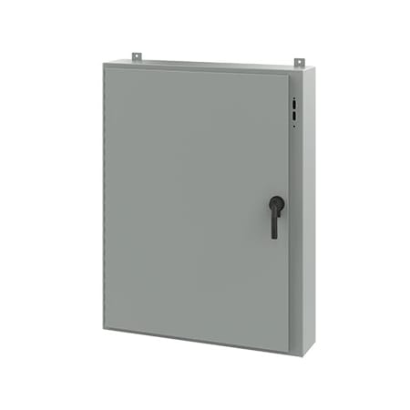Nvent Hoffman Keyed Handle Electrical Enclosures, 48 in H, 8 in D, 37.38 in W, NEMA 12, Steel A48SA3808LPPL