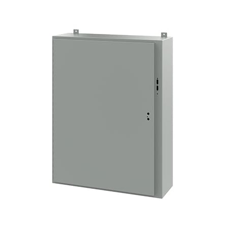 Nvent Hoffman Electrical Enclosures, 48 in H, 12 in D, 37.38 in W, NEMA 12, Mild Steel A48SA3812LP