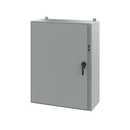 Nvent Hoffman Keyed Handle Electrical Enclosures, 48 in H, 16 in D, 37.38 in W, NEMA 12, Steel A48SA3816LPPL
