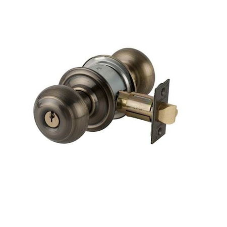 Schlage Commercial Antique Brass Entry A53PDGEO609EI214 A53PDGEO609EI214