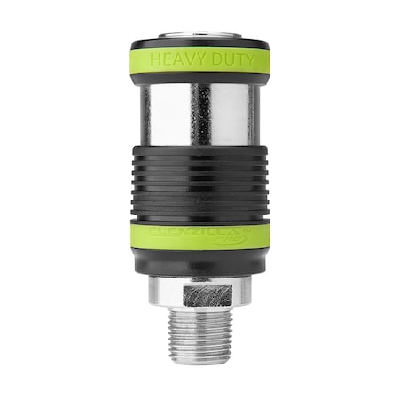 Flexzilla Pro Heavy Duty Safety Coupler, 3/8" MNPT A55628FZ
