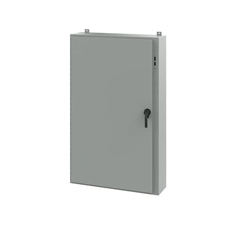 Nvent Hoffman Keyed Handle Electrical Enclosures, 60 in H, 10 in D, 37.38 in W, NEMA 12, Steel A60SA3810LPPL