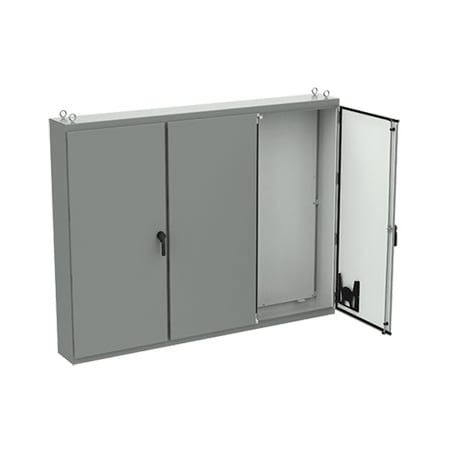 Nvent Hoffman Free-Stand, Multi-Door, Type 12, 86.12x1 A86M3E20