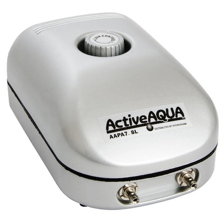 Active Aqua Air Pump, 2 Outlets, 3W, 7.8 AAPA7.8L