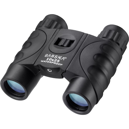 Barska Waterproof Compact Binoculars, 10x25, Blk AB12725